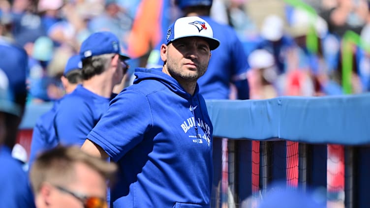 Joey Votto is pictured during a March 17 Spring Training game between the Baltimore Orioles and Toronto Blue Jays.