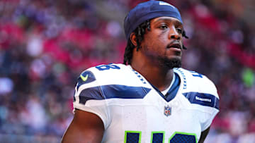 Tyrice Knight of the Seattle Seahawks