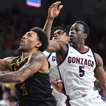 Former San Francisco Dons guard Malik Thomas (1) has committed to the Virginia Cavaliers.