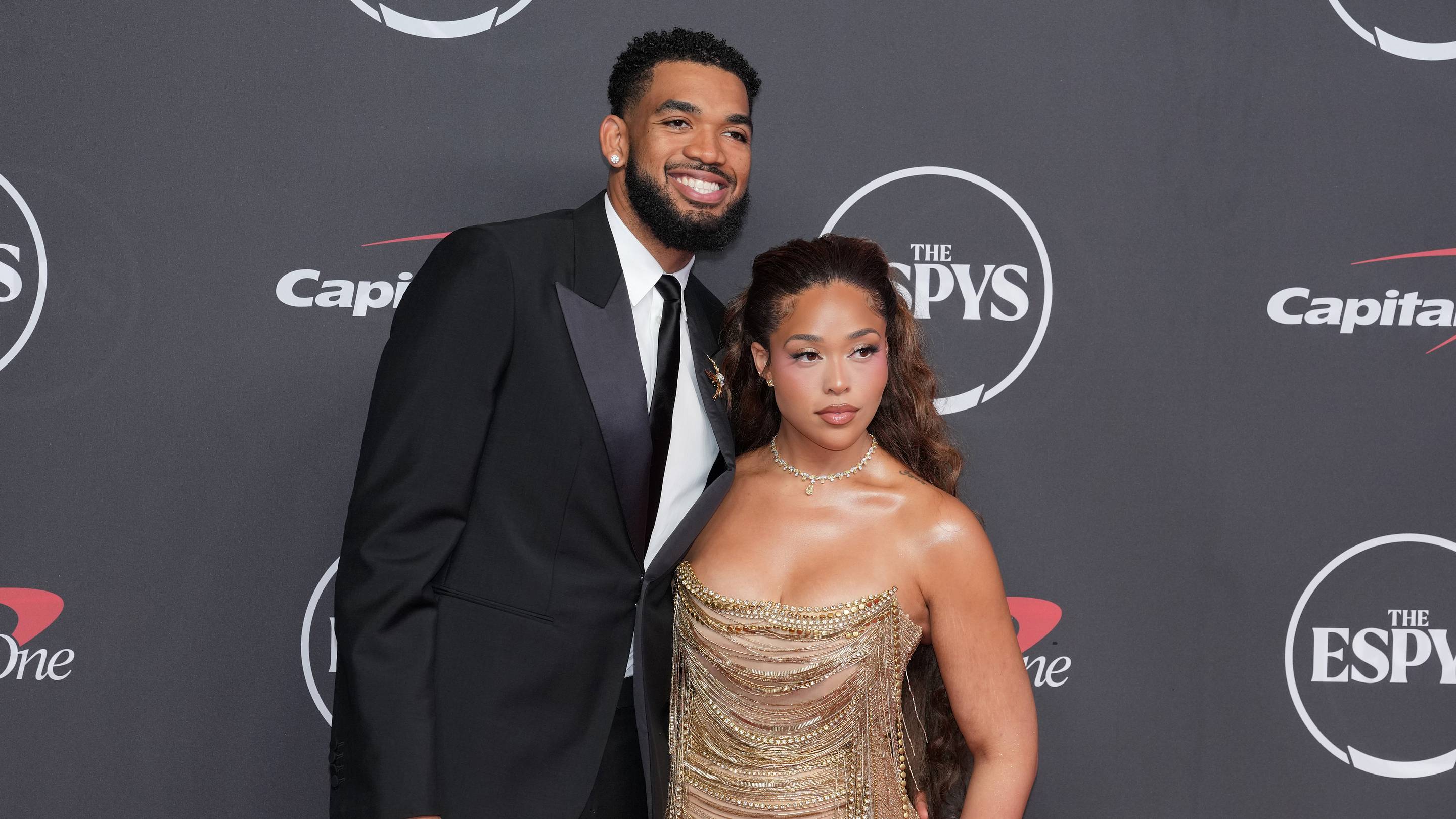 Karl-Anthony Towns and Jordyn Woods Transform into Game of Thrones Night King and White Walker for Halloween