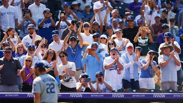 Los Angeles Dodgers v Colorado Rockies