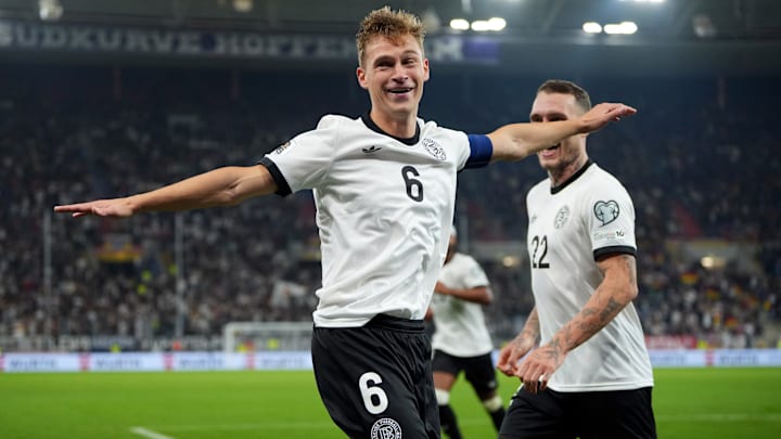 Joshua Kimmich war mit zwei Treffern einer der Matchwinner gegen Luxemburg Joshua Kimmich war mit zwei Treffern einer der Matchwinner gegen Luxemburg