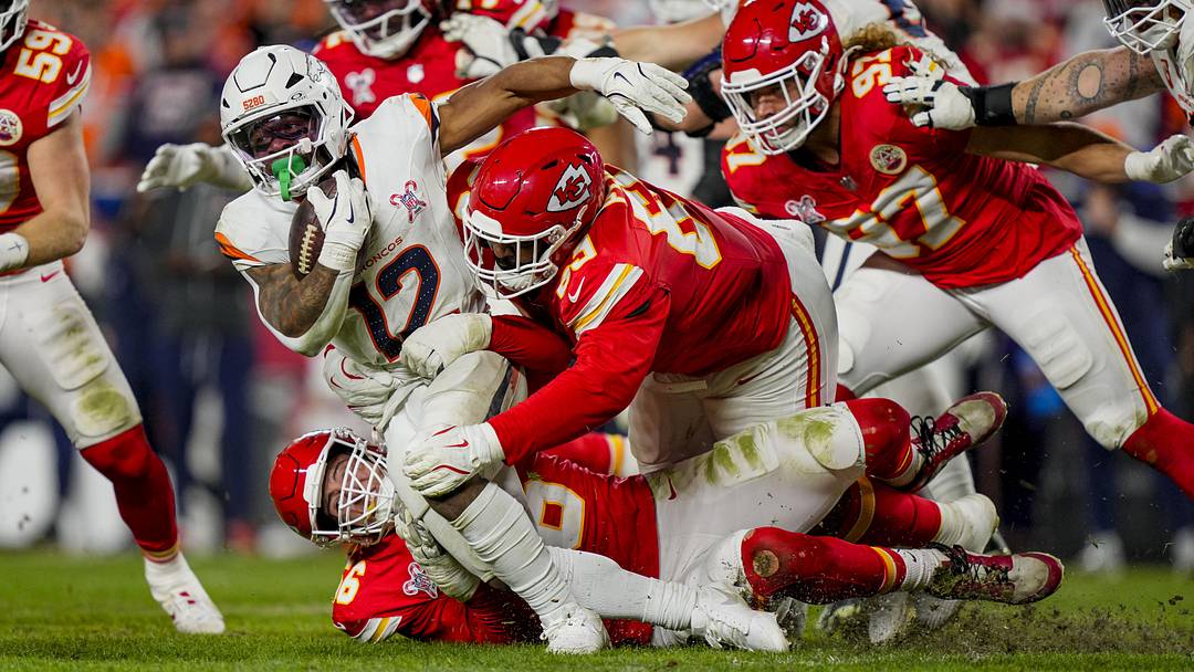 The Denver Broncos will open the season against the Kansas City Chiefs at Arrowhead Stadium and their fans aren't happy about it. Mandatory Credit: Jay Biggerstaff-Imagn Images