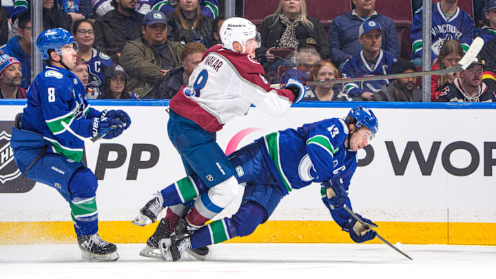 Colorado Avalanche superstar Cale Makar could face Quinn Hughes in an epic showdown of Norris Trophy winners during the postseason.