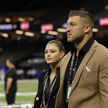 Tim and Demi-Leigh Tebow have announced the birth of their first child.
