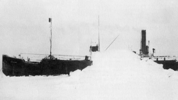 The SS Baychimo somewhere in Canada