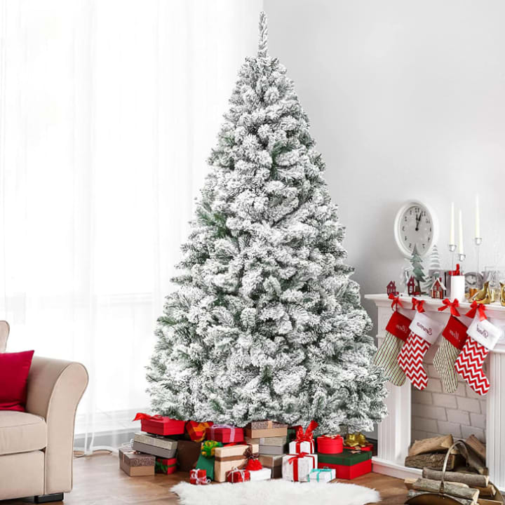 Best artificial Christmas trees: Best Choice Products Snow-Flocked Artificial Christmas Pine Tree