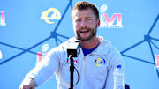 Sean McVay es el entrenador de Los Angeles Rams