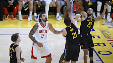 Steven Adams and the Houston Rockets play big