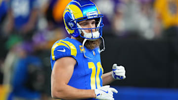 Jan 13, 2025; Glendale, AZ, USA; Los Angeles Rams wide receiver Cooper Kupp (10).  Mandatory Credit: Joe Camporeale-Imagn Images