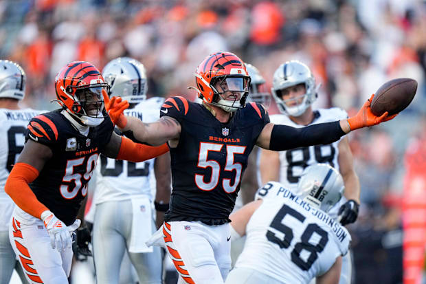 Cincinnati Bengals linebacker Logan Wilson.
