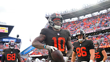 Cleveland Browns rookie running back Quinshon Judkins