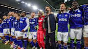 Schalke feiert (hier den Sieg gegen Fürth)