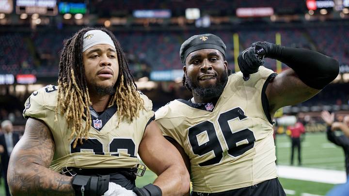 New Orleans Saints edge rushers Chase Young and Carl Granderson