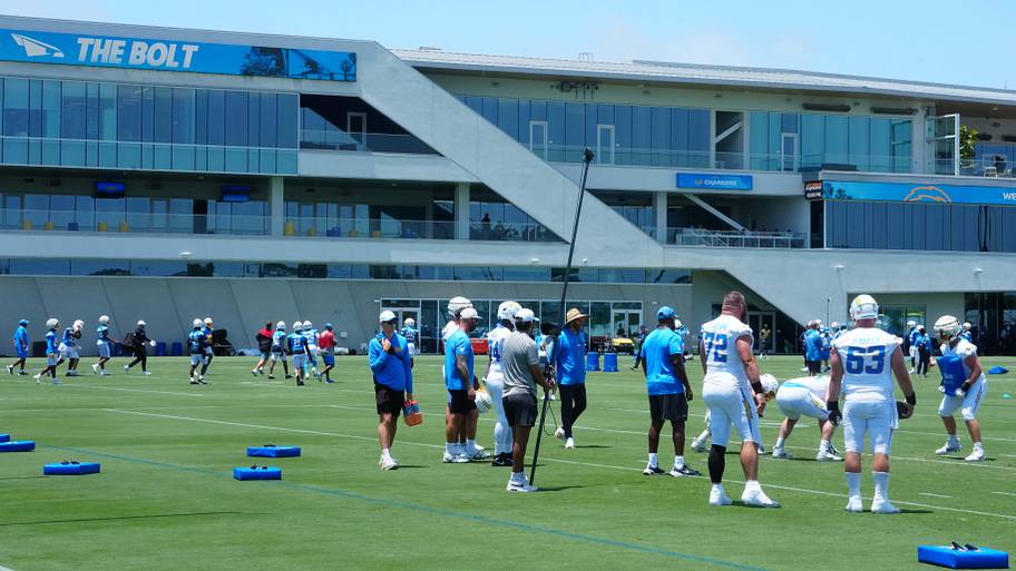 Chargers practice
