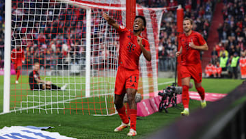 FC Bayern stars Kingsley Coman and Harry Kane celebrate a goal and continue their fine form.