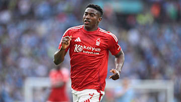 Nottingham Forest striker Taiwo Awoniyi was forced off against Leicester City at the weekend