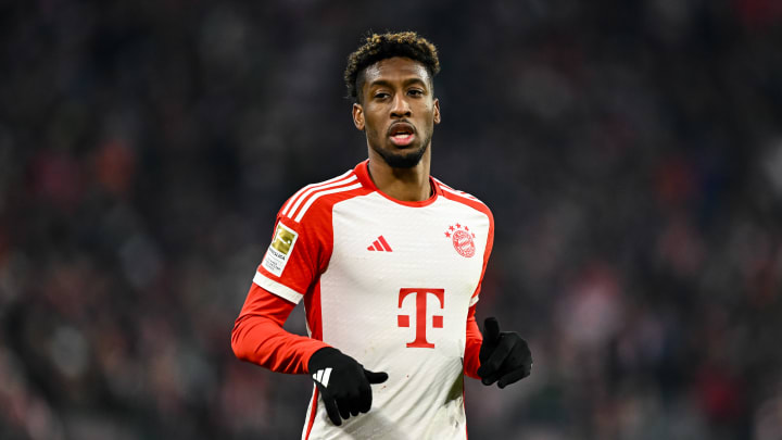 Bayern Munich winger Kingsley Coman subject to interest from FC Barcelona.