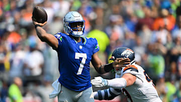 Geno Smith of the Seattle Seahawks