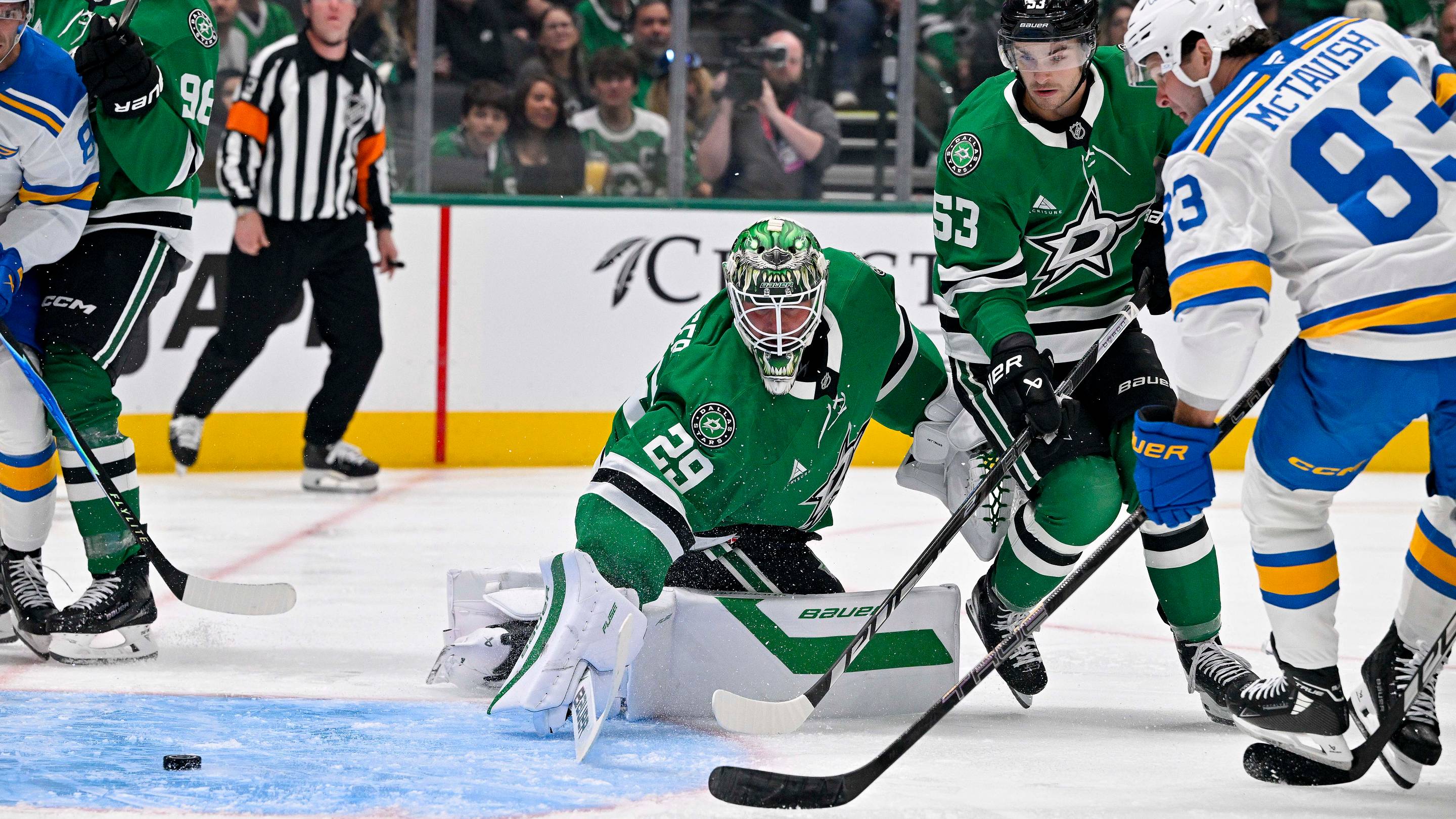 McTavish wastes no time making his mark with the Blues