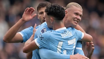 Man City take on Villarreal on Tuesday.