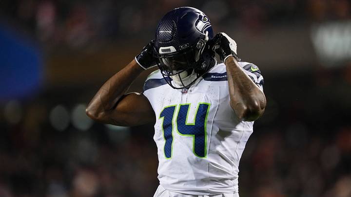 DK Metcalf of the Seattle Seahawks