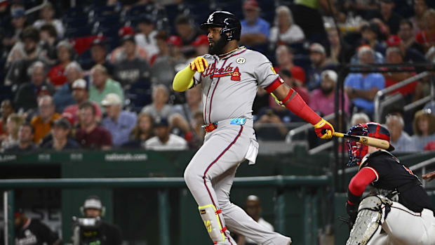 Marcell Ozuna Atlanta Braves Pittsburgh Pirates