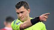 Willy Delajod, l'arbitre du match AS Monaco- RC Lens