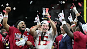 Indiana quarterback Fernando Mendoza earned MVP honors after defeating Ohio State in the Big Ten championship game.