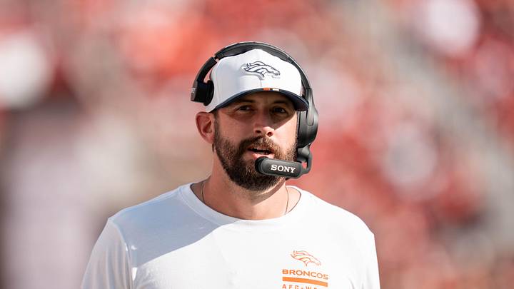 Denver Broncos offensive coordinator Davis Webb