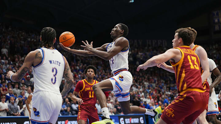 Kansas Jayhawks guard Melvin Council Jr. (14) 