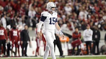 Penn State Nittany Lions quarterback Drew Allar (15)
