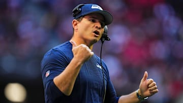 Mike Macdonald of the Seattle Seahawks