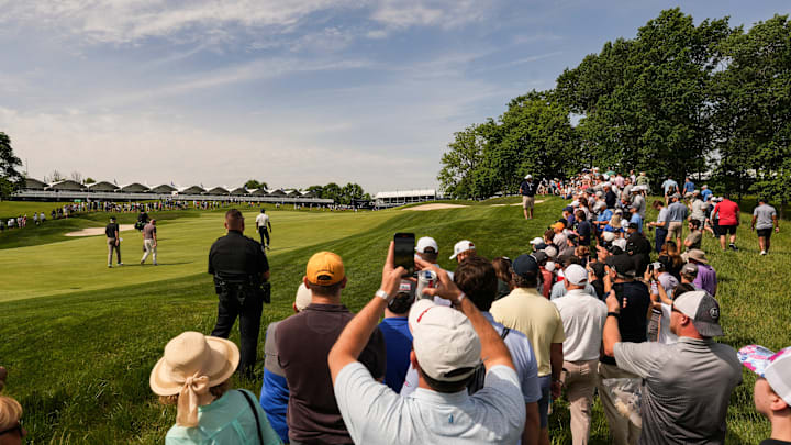 The PGA Championship is being played at Valhalla for the fourth time.