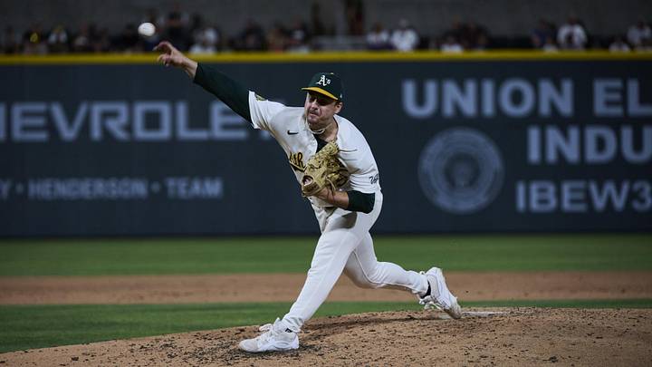 Athletics pitcher J.T. Ginn.