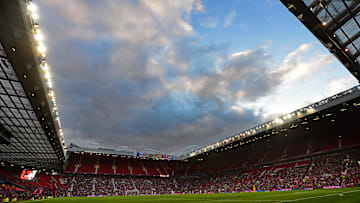 Manchester United stadium Old Trafford. (Credit: Mark J. Rebilas-Imagn Images)