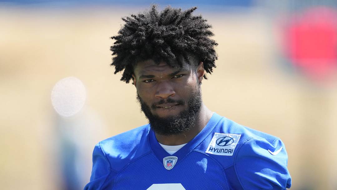 Los Angeles Rams running back Cam Akers during minicamp