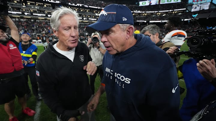 Pete Carroll's Raiders didn’t have much of a chance against Denver on Sunday, but they did pull off a miracle cover. Pete Carroll's Raiders didn’t have much of a chance against Denver on Sunday, but they did pull off a miracle cover.