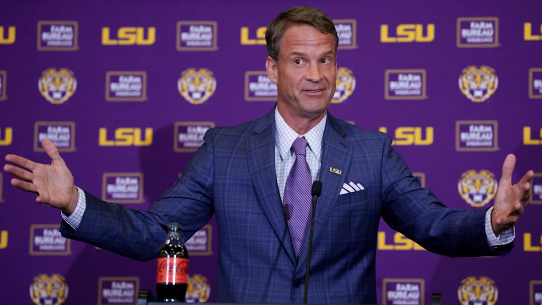 Lane Kiffin was introduced as LSU’s new head football coach on Dec. 1.