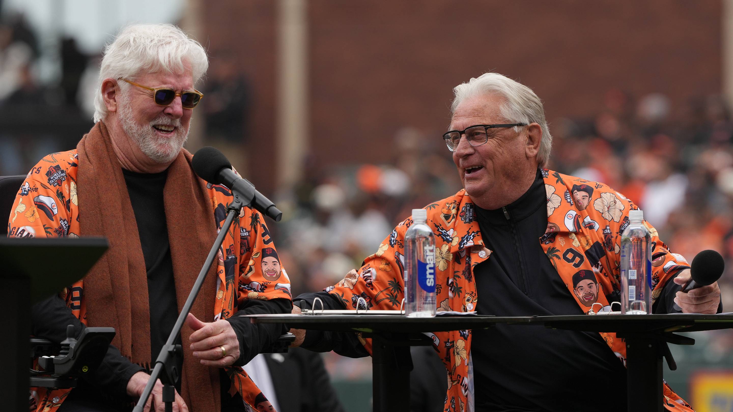 Giants Name Oracle Park Broadcast Booth for Mike Krukow, Duane Kuiper