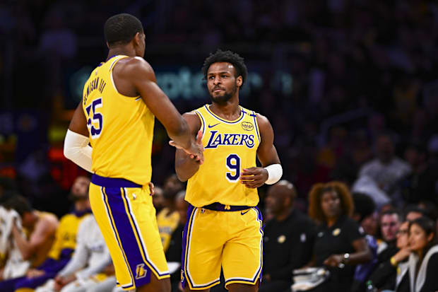 Los Angeles Lakers Bronny James Panini