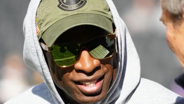 Nov 11, 2023; Boulder, Colorado, USA; Colorado Buffaloes head coach Deion Sanders before the game