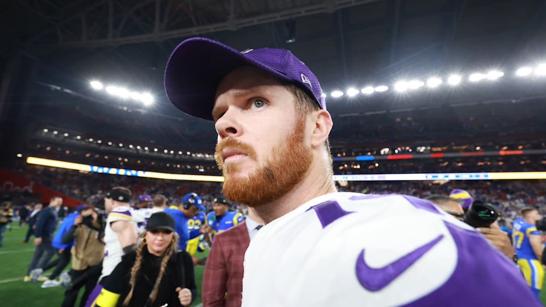 Sam Darnold with the Vikings