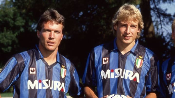 Lotar Matthaus, Jurgen Klinsmann, Andreas Brehme