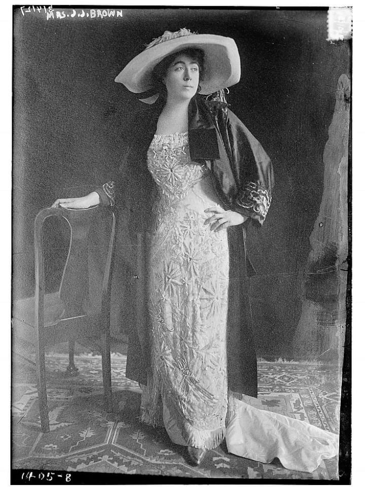 Photo of Margaret "Molly" Brown, circa 1900. 
