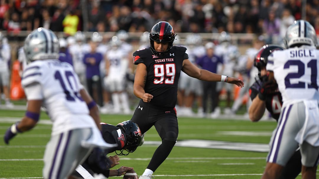 Texas Tech's place kicker vs. Kansas State