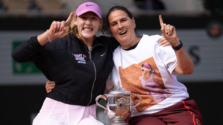 Conchita Martinez coached Mirra Andreeva to her breakthrough major win at Roland Garros.