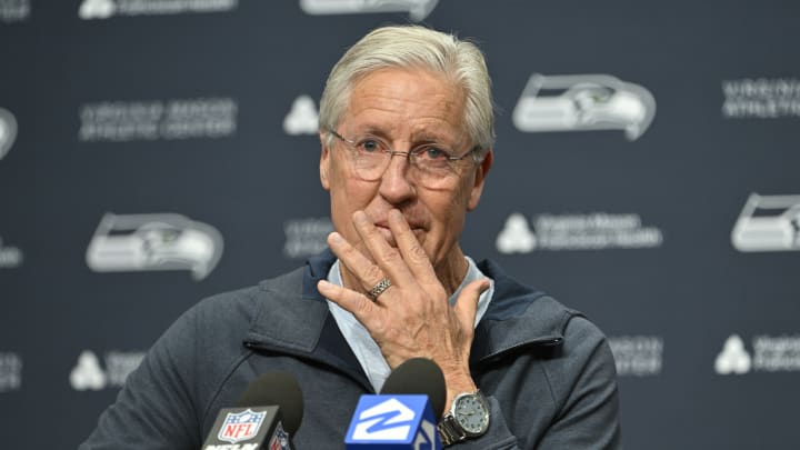 Pete Carroll of the Seattle Seahawks