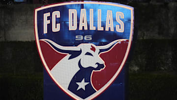 FC Dallas logo against the Toronto FC 