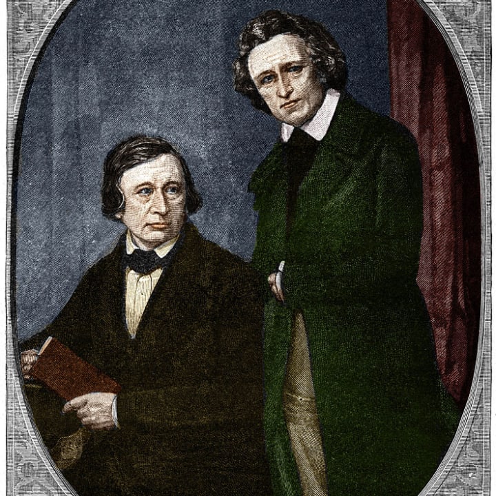 Portrait of Jacob and Wilhelm Grimm